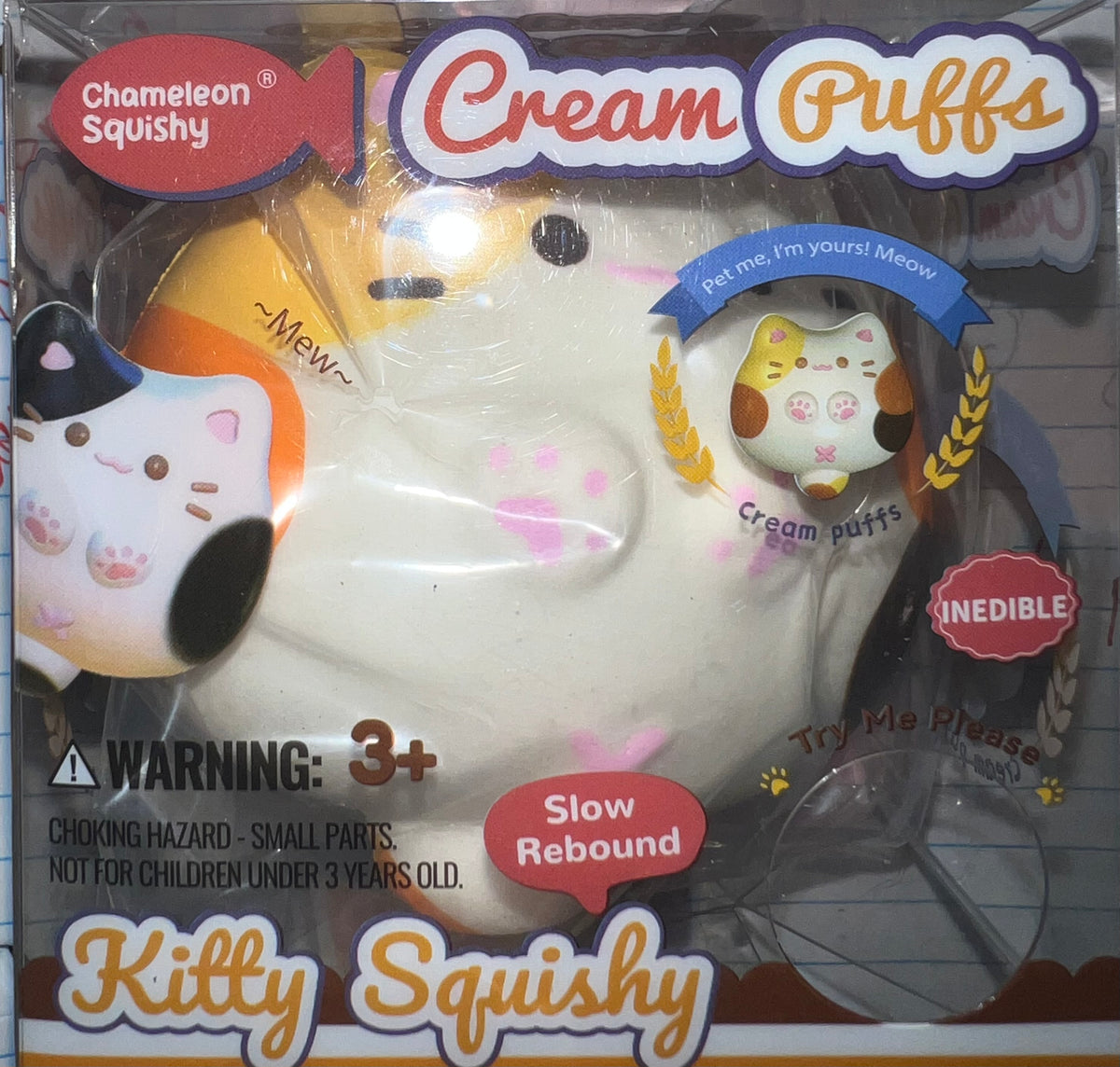 Cream Puffs Kitty Squishy – Chameleon Squishy