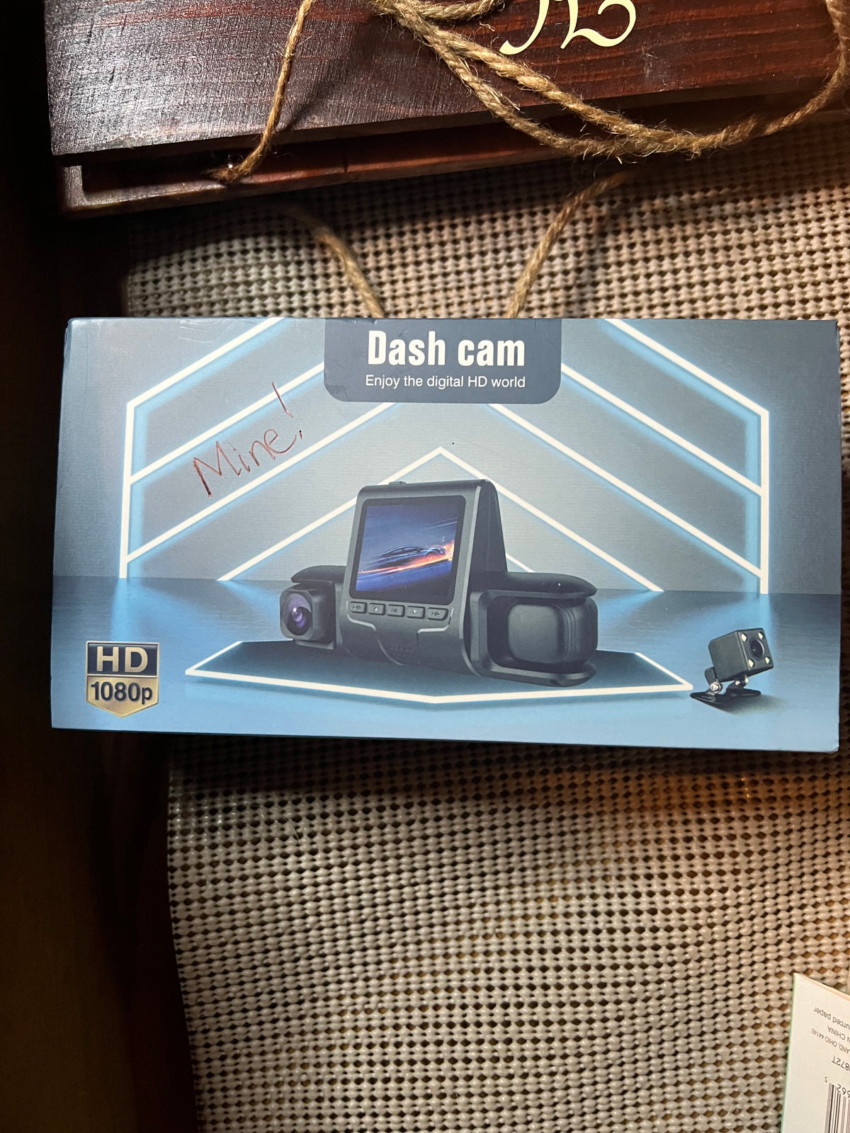1080P HD Dual Dash Cam with front + rear cameras, 2.0" LCD screen, and night vision.